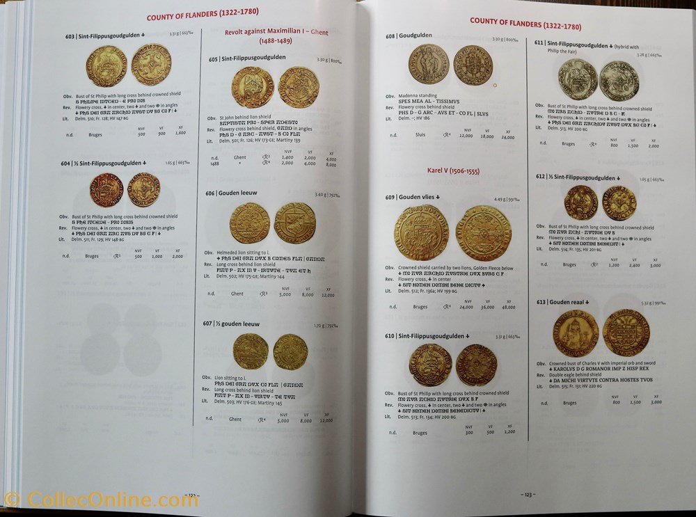 Les Monnaies d'or des Pays-Bas (Belgique, Luxembourg & Hollande). 3 livres ouvrages identifications les monnaies or des pays bas belgique luxembourg hollande