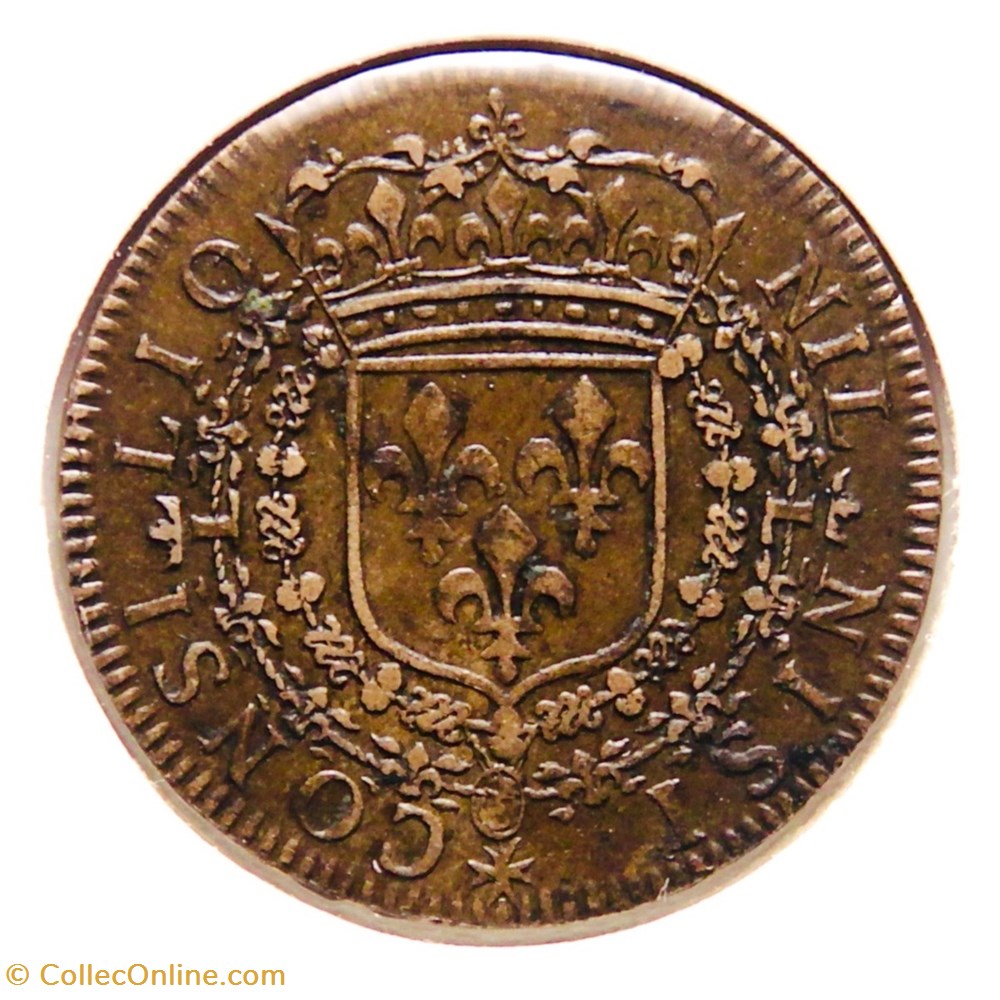 monnaies paranumismatique jetons poids louis xiv conseil du roi n d laiton