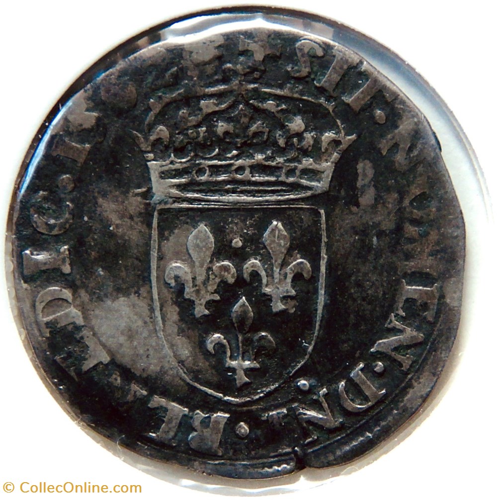 Charles IX Demi-teston 1562 I monnaies europe medievale france royales charles ix demi teston 1562 i