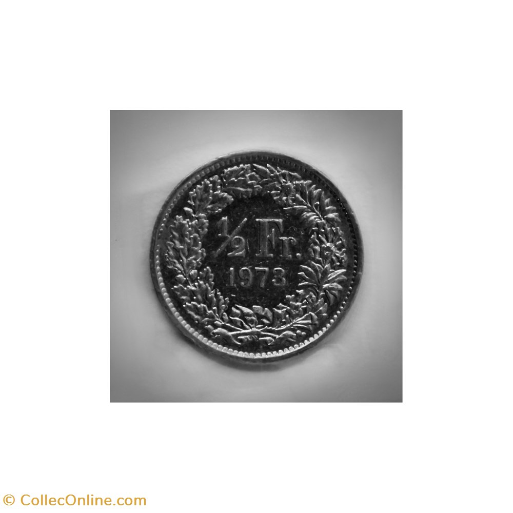 1/2 Franc 1973 monnaies monde suisse 1 2 franc 1973