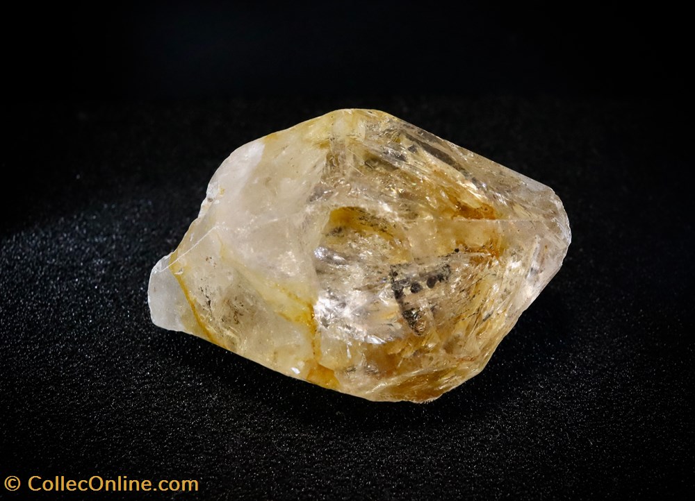 Quartz biterminé à libelle exceptionnelles (Oignies, Pas de Calais) 2 mineraux meteorites quartz bitermine a libelle exceptionnelles oignies pas de calais