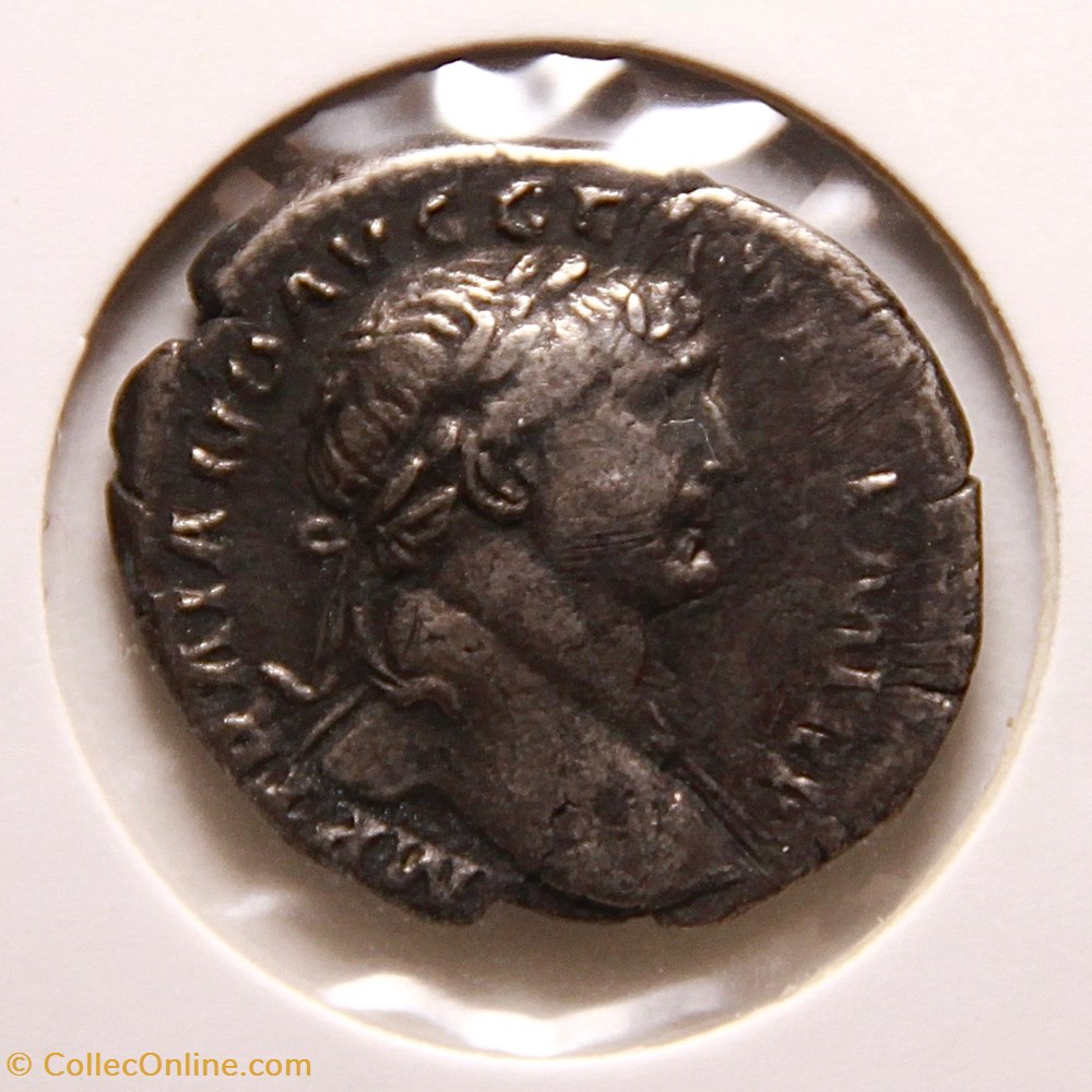 monnaies antiques romaines imperiales et republicaines denier trajan 111