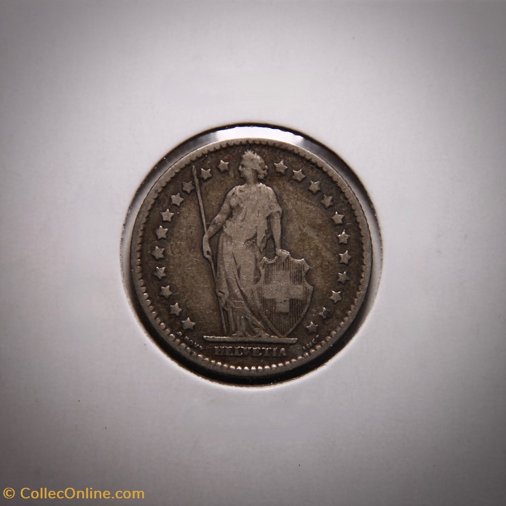 1 Franc 1904 B Helvetia debout monnaies monde suisse 1 franc 1904 b helvetia debout
