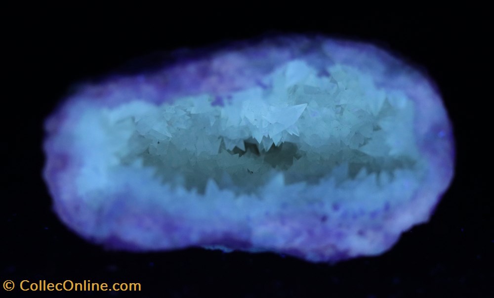 Géode de calcite (Russie) 5 mineraux meteorites geode de calcite russie