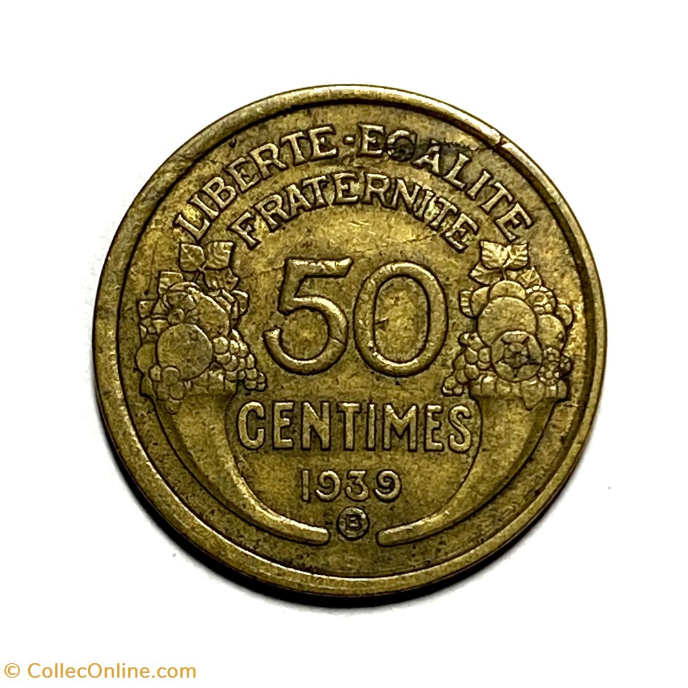 50 centimes Morlon (Bruxelles) bronze aluminium monnaies monde france 50 centimes morlon bruxelles bronze aluminium