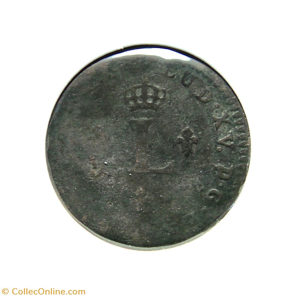 monnaies europe medievale france royales louis xv 1746aa double sol aux 2 l