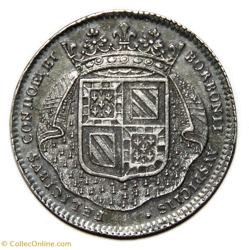 monnaies paranumismatique jetons poids etats de bourgogne le prince de conde son fils le duc de bourbon 1694 argent