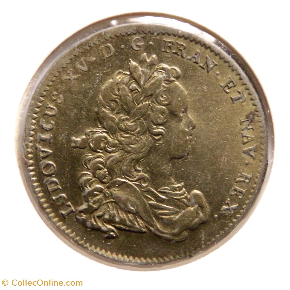 Louis XV, Etats d'Artois. (n.d.) Laiton. monnaies paranumismatique jetons poids louis xv etats artois n d laiton