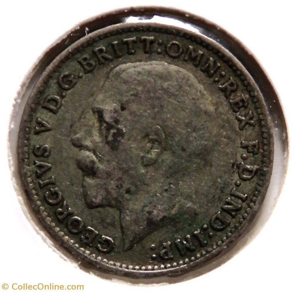 George V - 3 Pence 1920. monnaies monde royaume uni george v 3 pence 1920