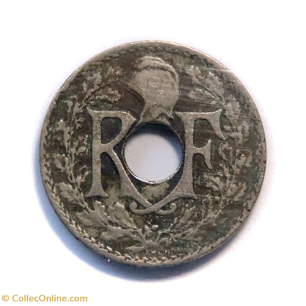 5 centimes Lindauer 1920, grand module monnaies monde france 5 centimes lindauer 1920 grand module