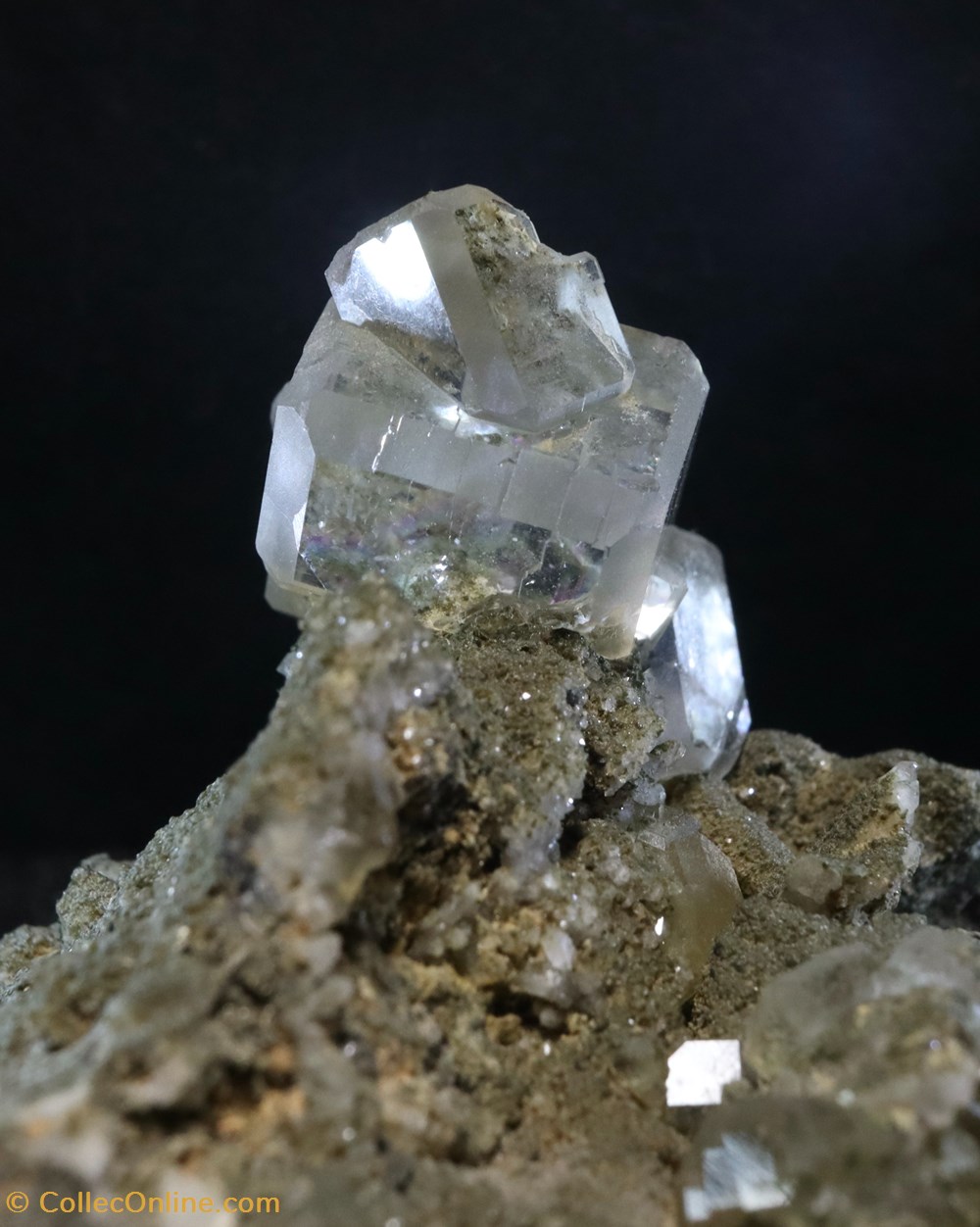Fluorine (Dalnegorsk, Russie) mineraux meteorites fluorine dalnegorsk russie