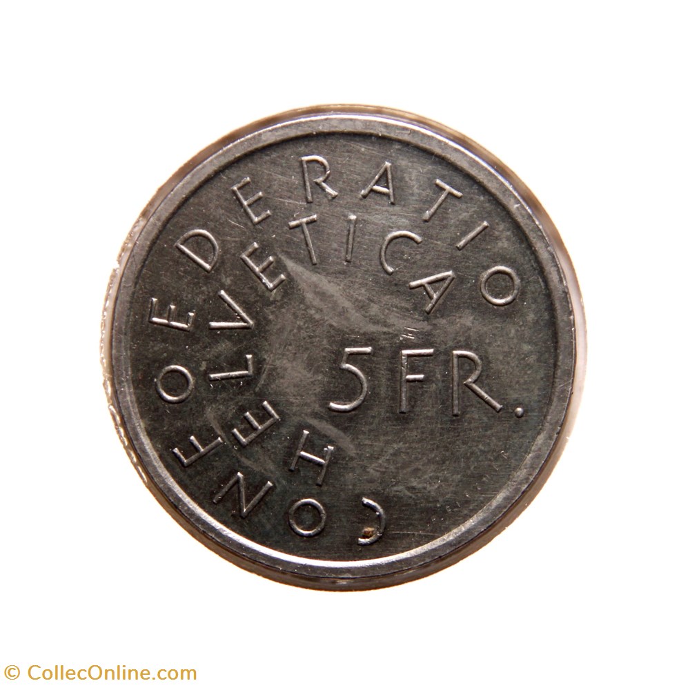 5 Francs 1975 B Patrimoine monnaies monde suisse 5 francs 1975 b patrimoine