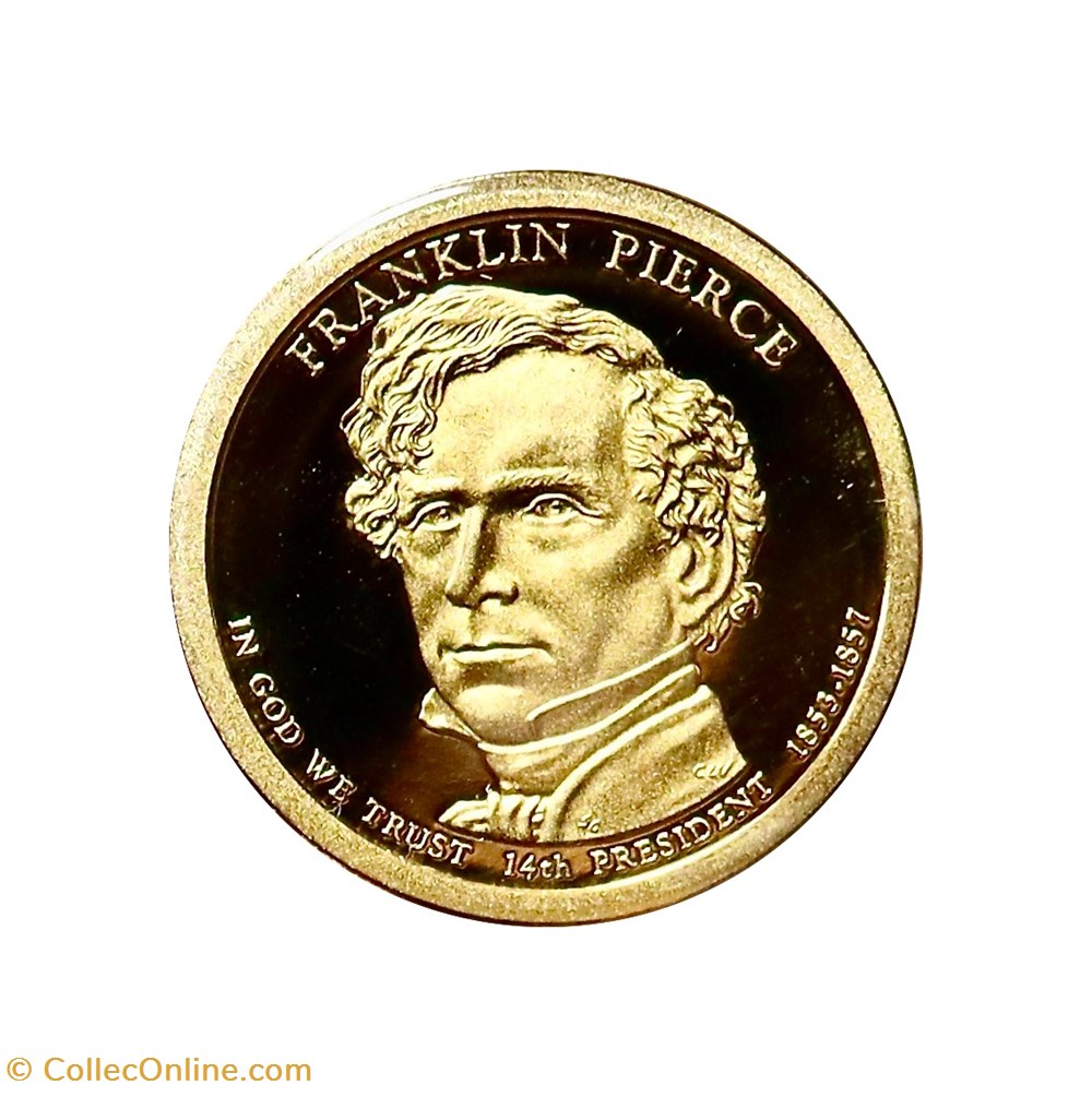1 Dollar PIERCE 2010 San Francisco. monnaies monde etats unis 1 dollar pierce 2010 san francisco