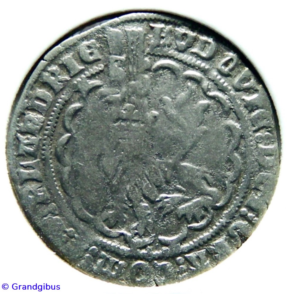 Louis de Male - Lion d'argent, Gand (n.d.) monnaies europe medievale pays bas bourguignons louis de male lion argent gand n d