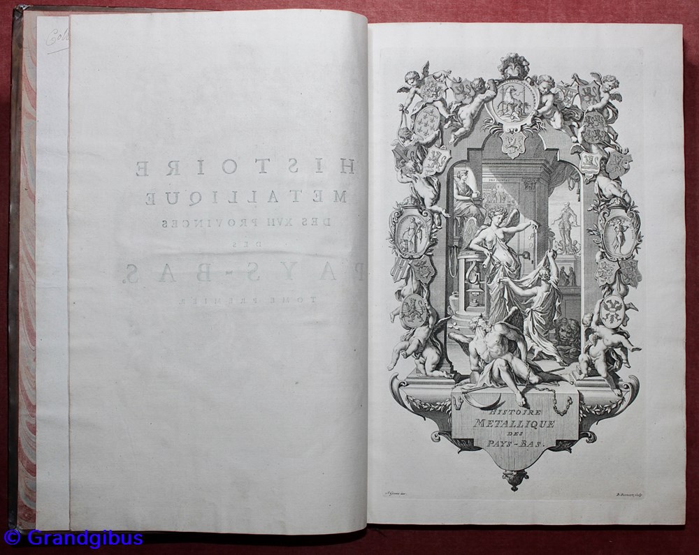 monnaies livres ouvrages van loon tome premier histoire metallique des xvii provinces 1732 francais