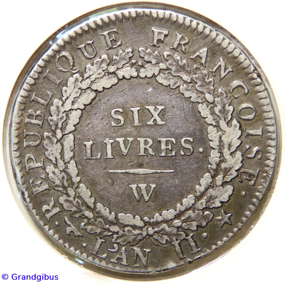 monnaies monde france republique francaise 1793 ecu dit au genie