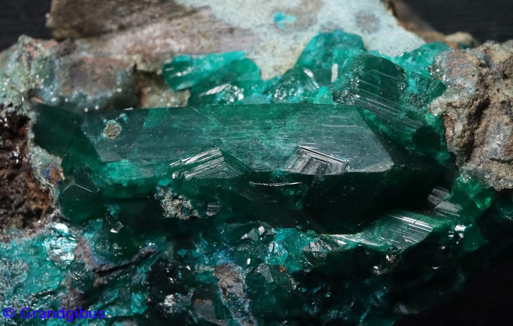 mineraux meteorites dioptase r d du congo