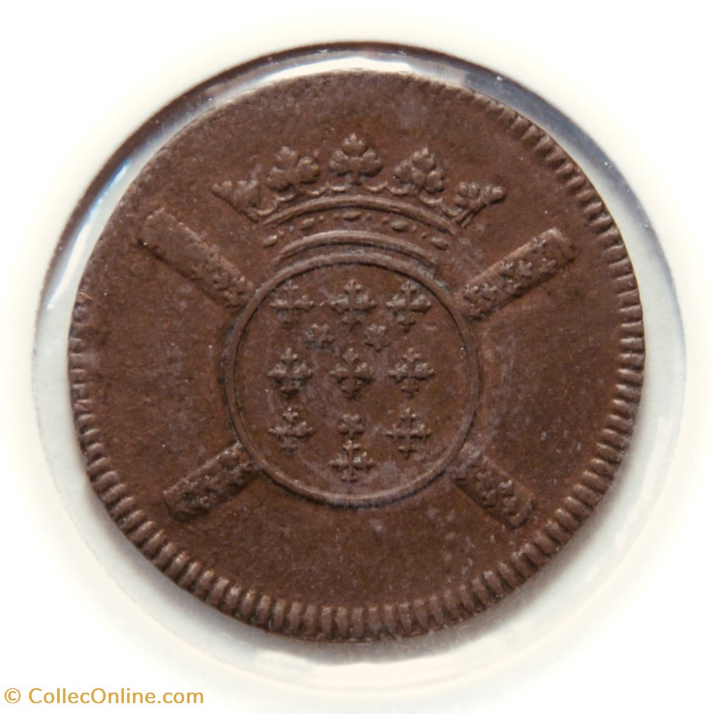 X Sols 1708 Siège de Lille monnaies europe medievale a france royales x sols 1708 siege de lille