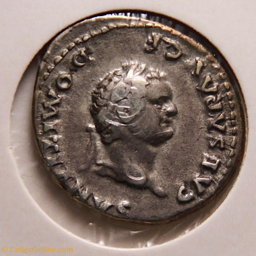 monnaies antiques a romaines imperiales et republicaines denier domitien 77