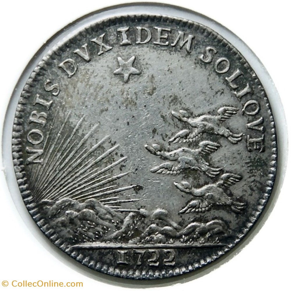 États de Bourgogne. 1722, Argent. monnaies paranumismatique jetons poids etats de bourgogne 1722 argent
