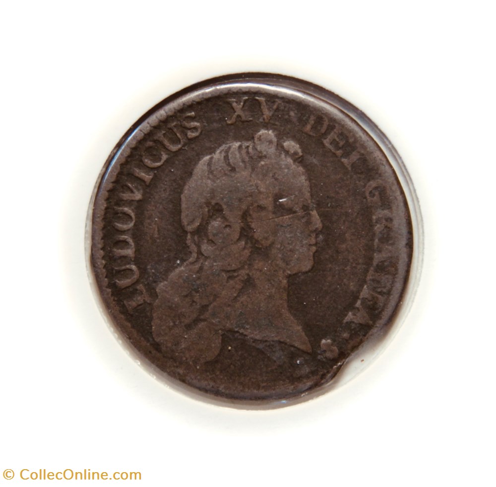 monnaies europe medievale france royales louis xv 1721a demi sol au buste enfantin