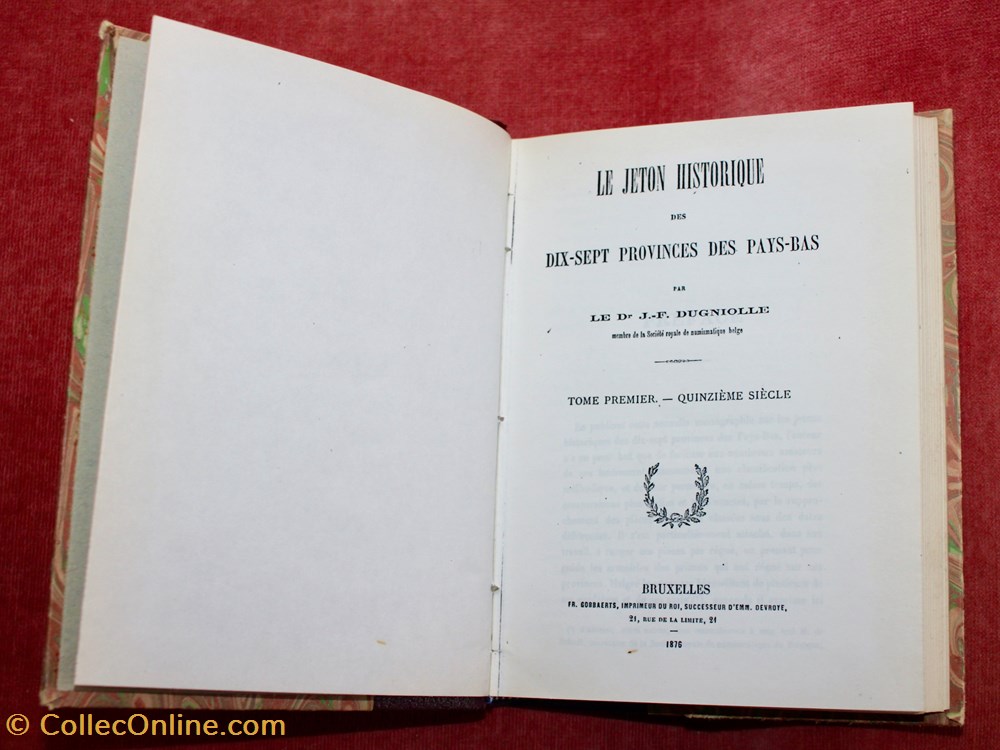 Dugniolle, Tome I. XVème siècle. monnaies livres ouvrages identifications dugniolle tome i xveme siecle