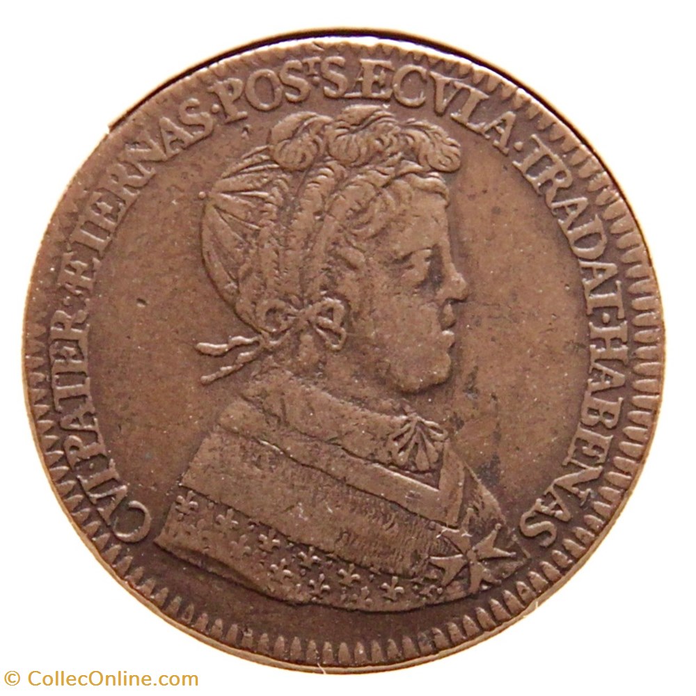 monnaies paranumismatique jetons poids louis xiv naissance du grand dauphin 1662 cuivre