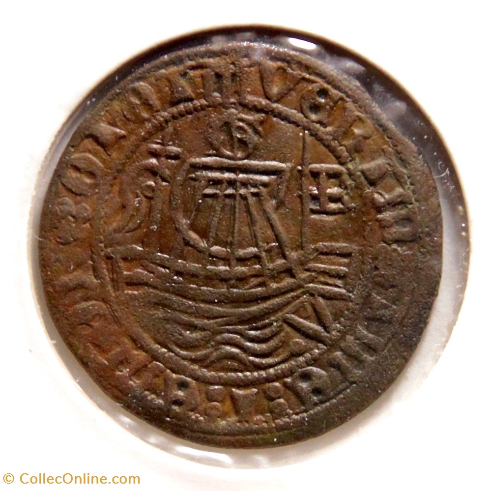 Jeton de compte à la nef (Nuremberg) monnaies paranumismatique jetons poids jeton de compte a la nef nuremberg