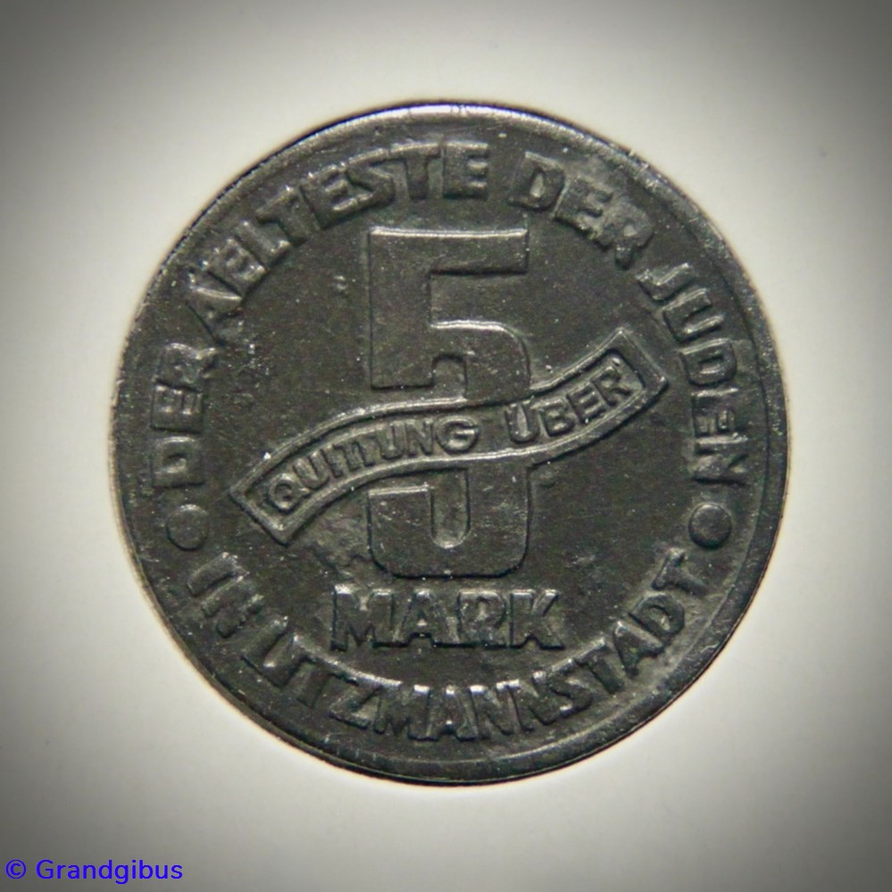5 Mark 1943 - Ghetto de Litzmannstadt monnaies monde allemagne 5 mark 1943 ghetto de litzmannstadt