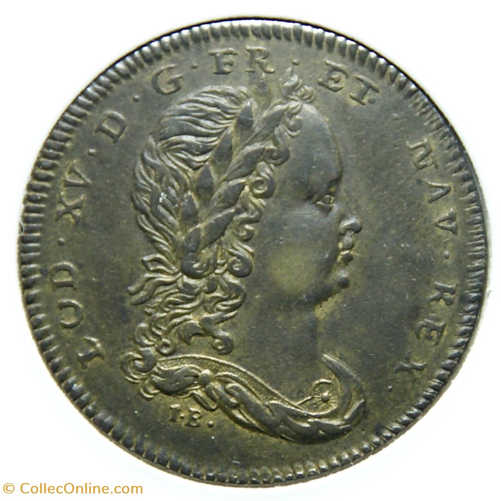 Louis XV - Chambre de commerce de Lille, n.d. monnaies paranumismatique jetons poids louis xv chambre de commerce de lille n d