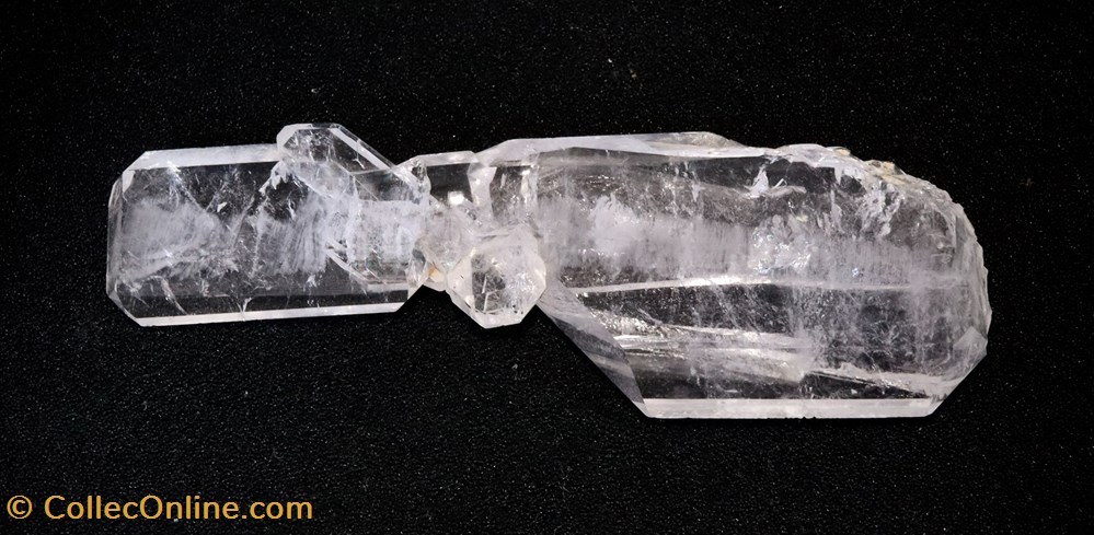 Quartz à âme 2 mineraux meteorites quartz a ame