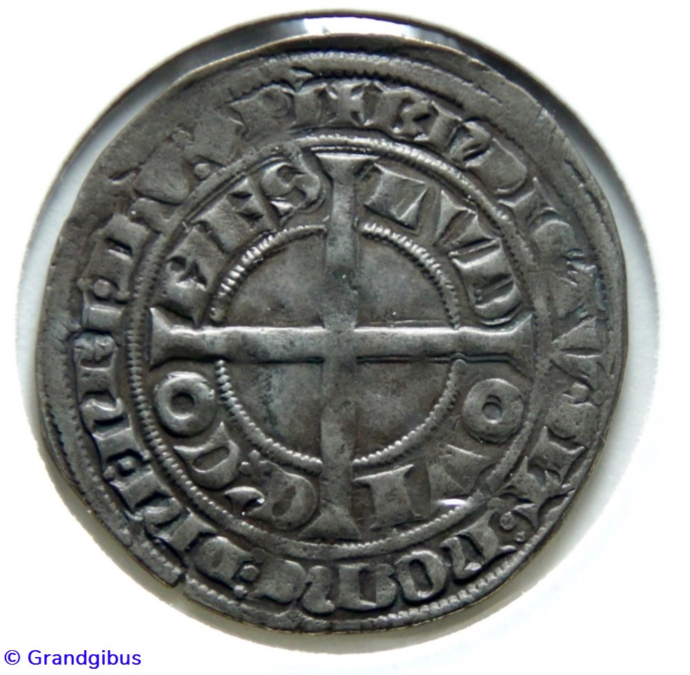 monnaies europe medievale pays bas bourguignons louis de male gros compagnon au lion