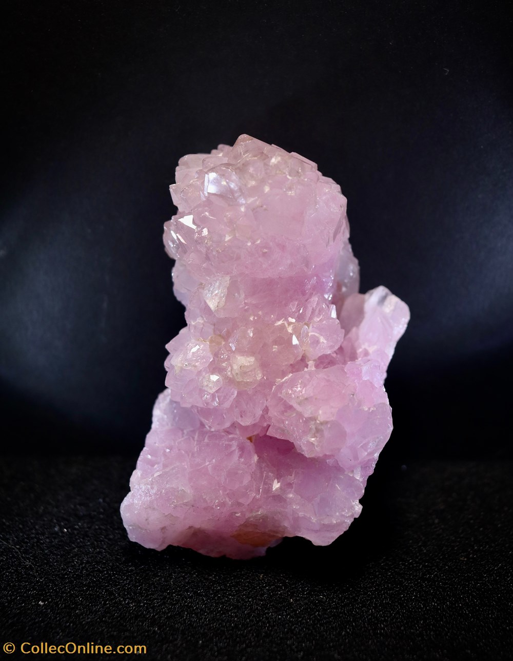 Quartz rose cristallisé(Brésil) mineraux meteorites quartz rose cristallise bresil