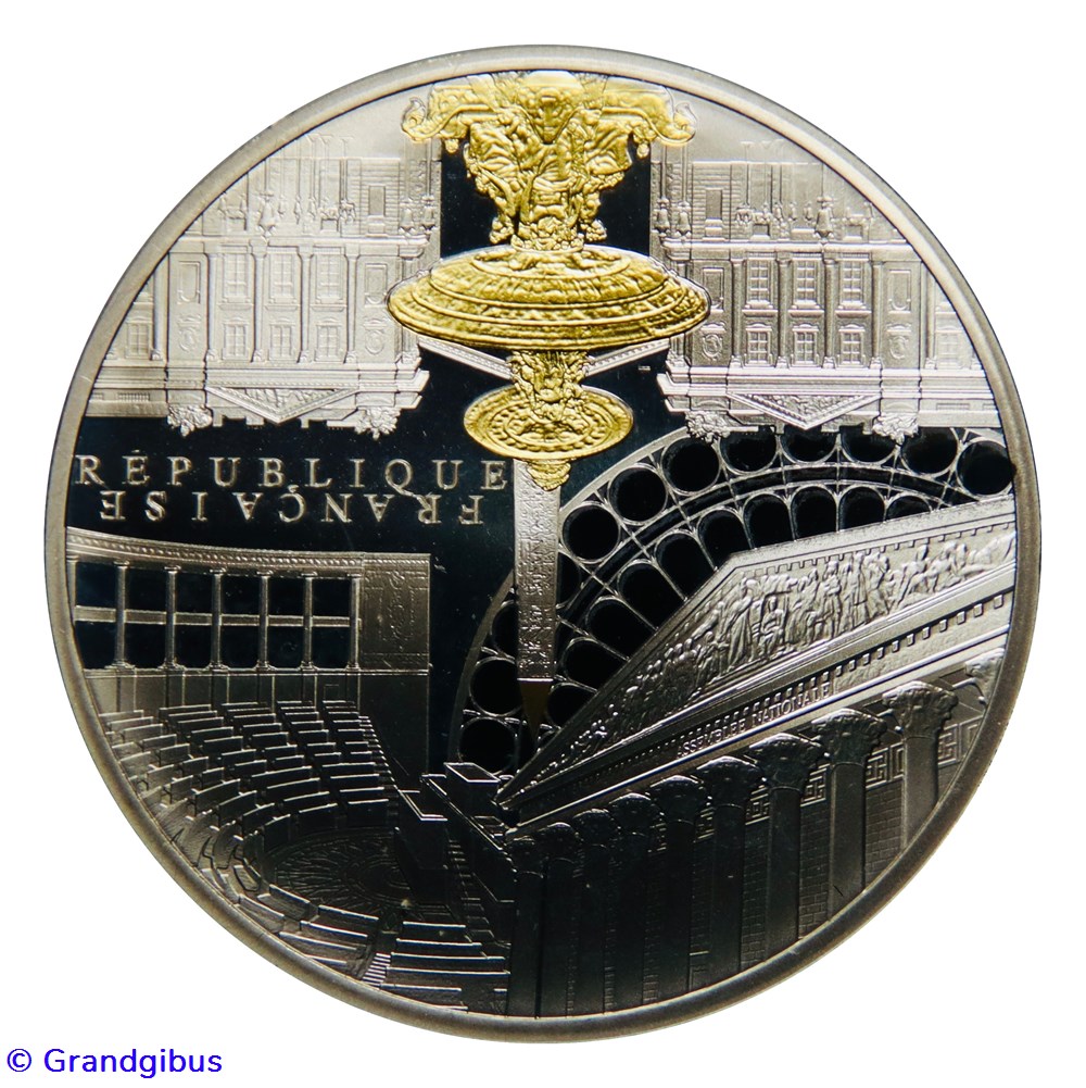 10 € Argent 2017 Assemblée Nationale et Place de la Concorde monnaies euros france 10 argent 2017 assemblee nationale et place de la concorde