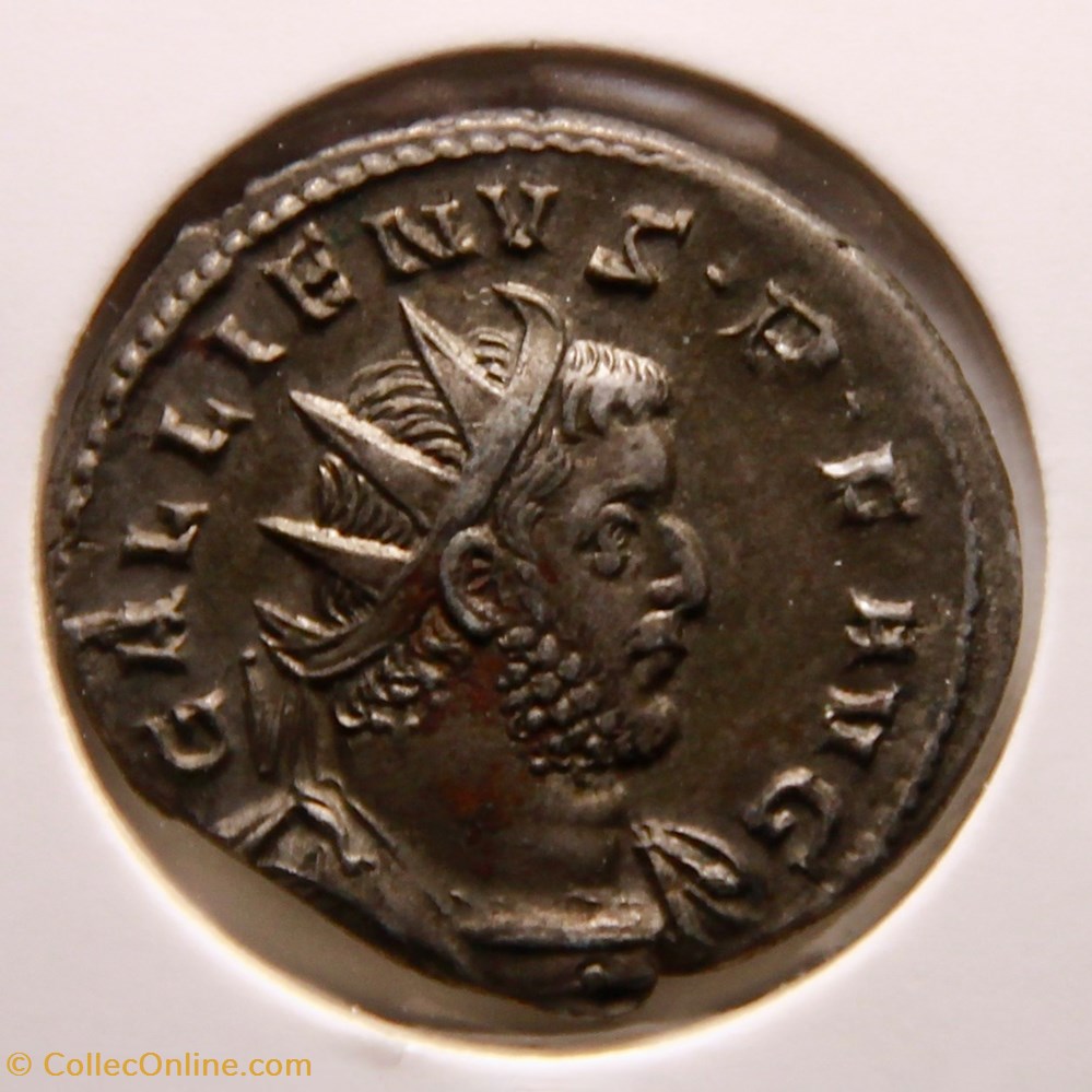 Antoninien - Gallien (258) monnaies antiques romaines imperiales et republicaines antoninien gallien 258
