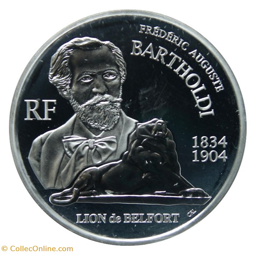 monnaies euros france 1 1 2 argent 2004 bartholdi