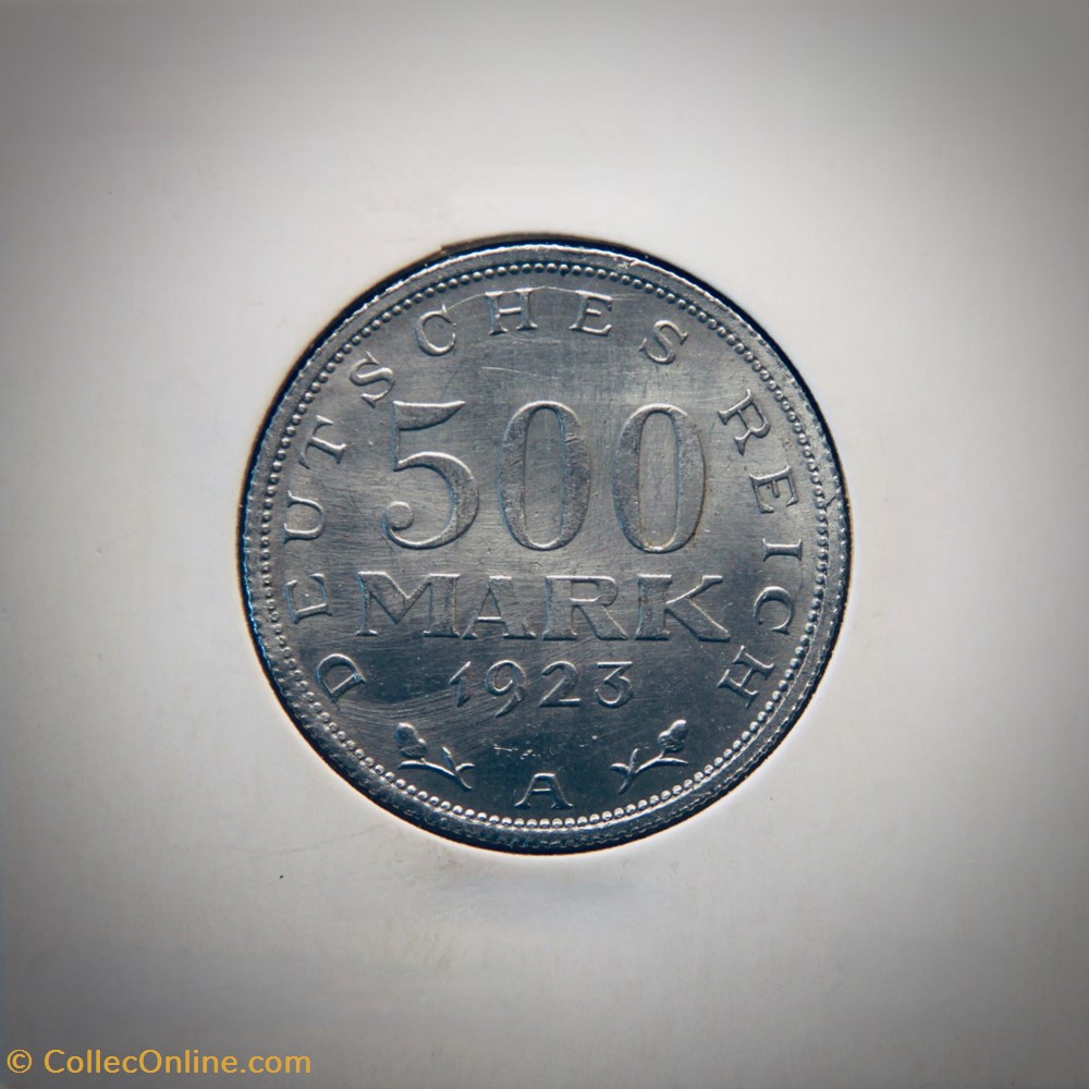 500 Mark 1923 A monnaies monde allemagne 500 mark 1923 a