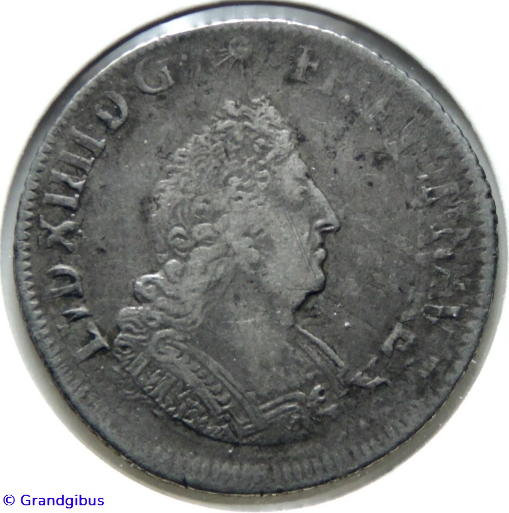 Huitième d'écu de Flandre aux palmes 1698W 2 monnaies europe medievale france royales huitieme ecu de flandre aux palmes 1698w