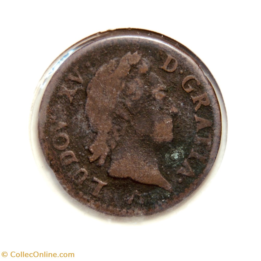 monnaies europe medievale france royales louis xv 1769w demi sol a la vieille tete