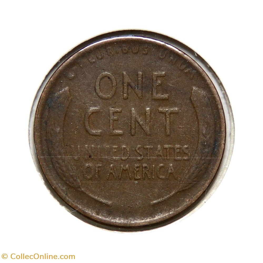 One Cent - "Lincoln - Wheat Penny", 1920 monnaies monde etats unis one cent lincoln wheat penny 1920