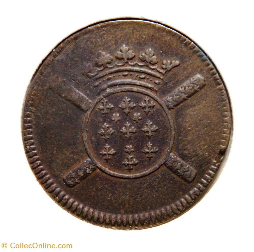 monnaies europe medievale a france royales x sols 1708 siege de lille