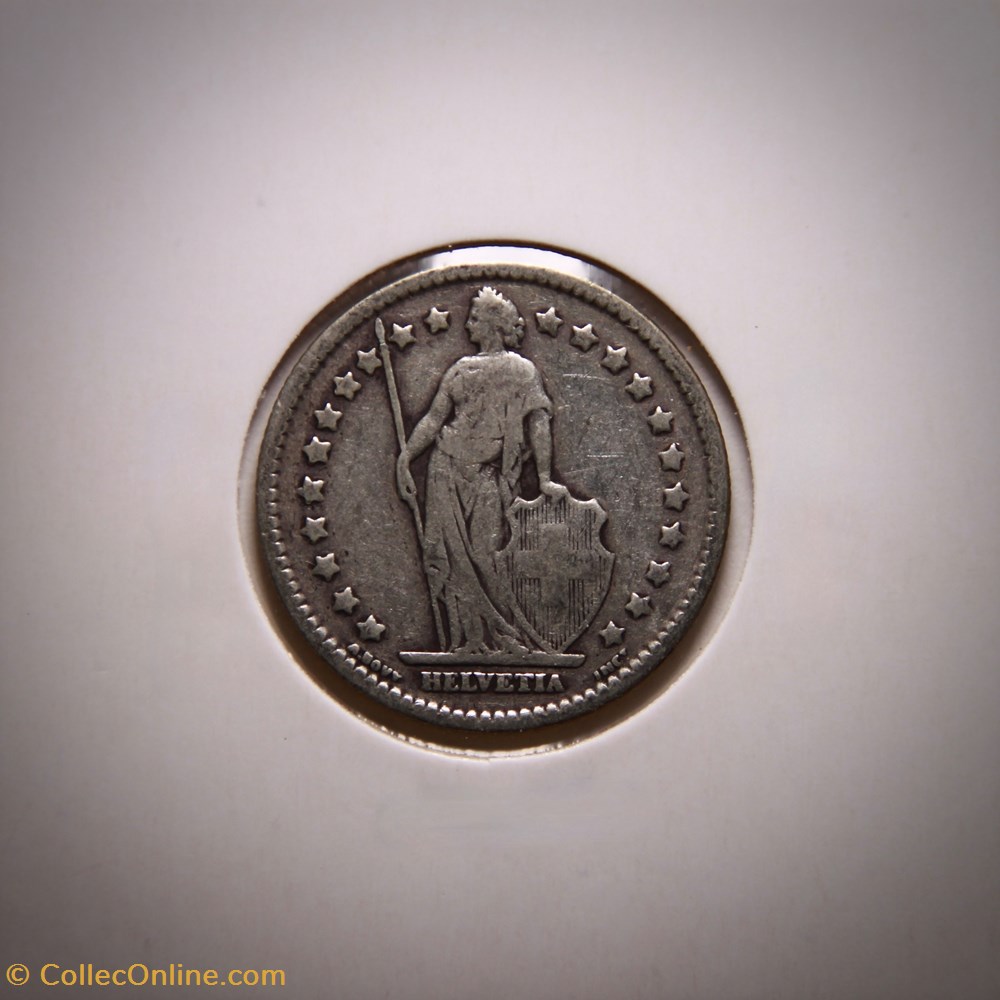 1 Franc 1914 B Helvetia debout monnaies monde suisse 1 franc 1914 b helvetia debout