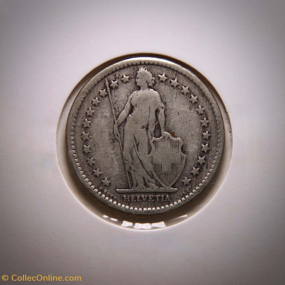 2 Francs 1903 B Helvetia debout monnaies monde suisse 2 francs 1903 b helvetia debout