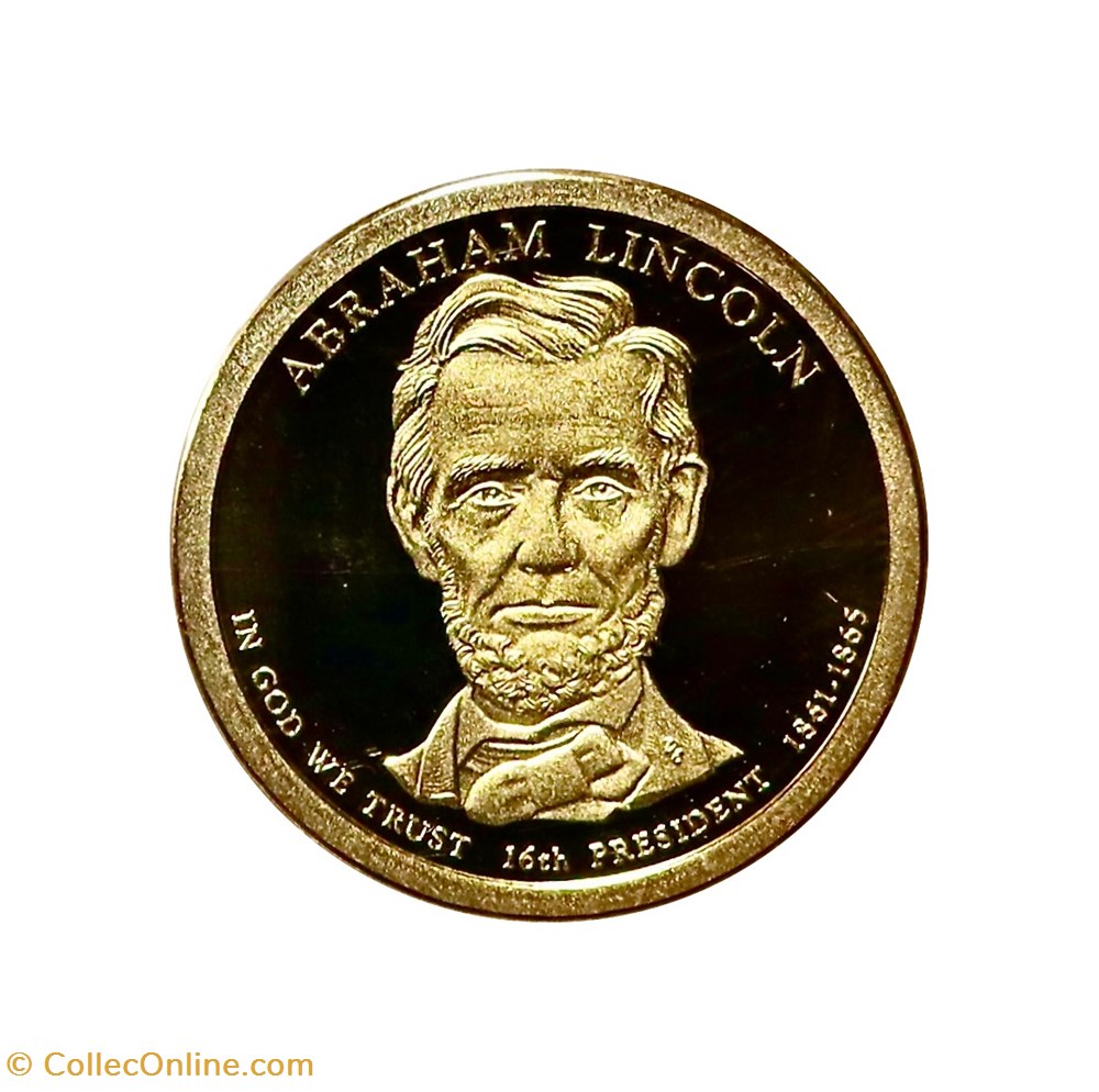 1 Dollar Lincoln 2010 San Francisco. monnaies monde etats unis 1 dollar lincoln 2010 san francisco