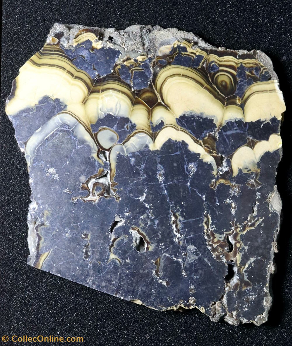 Schalenblende et galène mineraux meteorites sphalerite schalenblende et galene