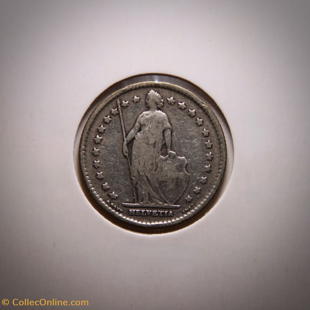1 Franc 1903 B Helvetia debout monnaies monde suisse 1 franc 1903 b helvetia debout