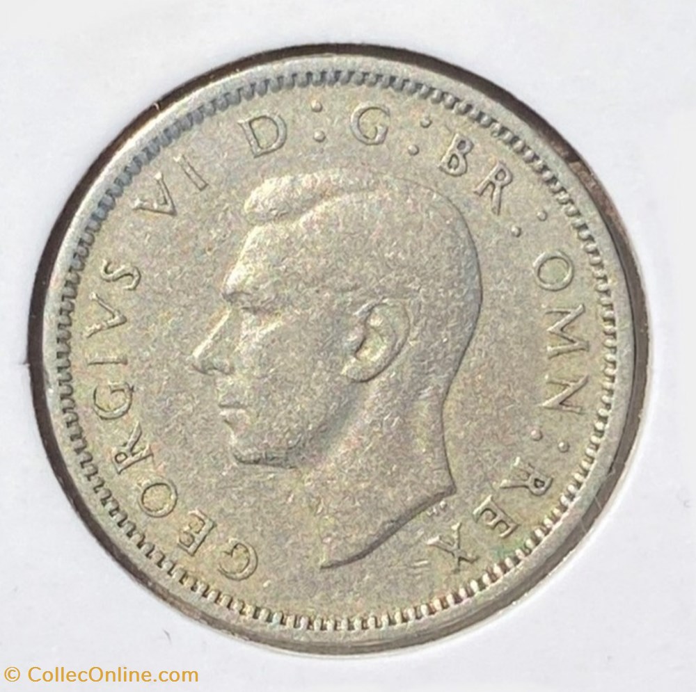 George VI - 6 Pence 1948. monnaies monde royaume uni george vi 6 pence 1948