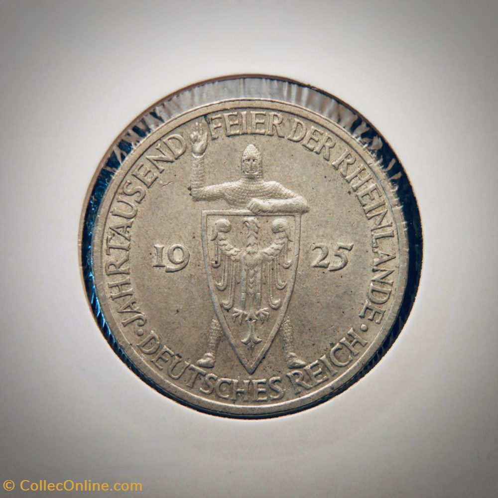 3 Reichsmark 1925 G monnaies monde allemagne 3 reichsmark 1925 g