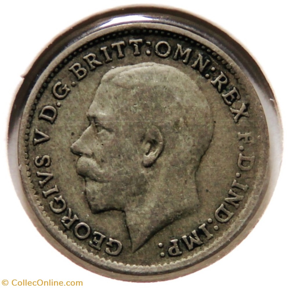 George V - 3 Pence 1920. monnaies monde royaume uni george v 3 pence 1920