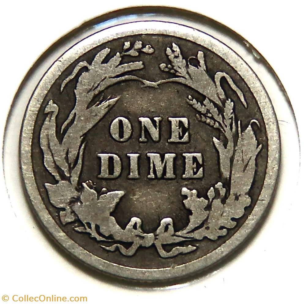One Dime - Barber, 1906 monnaies monde etats unis one dime barber 1906